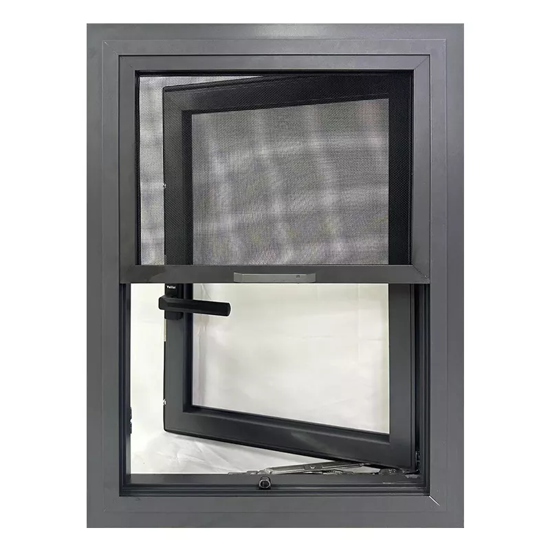 Pulverlackerade fönster i aluminiumlegering